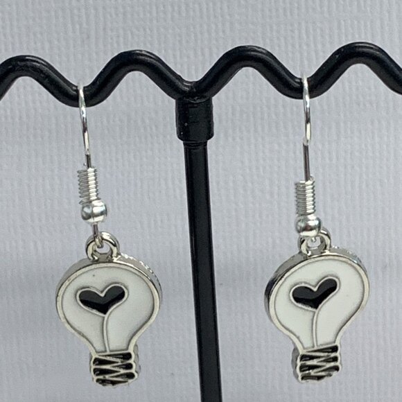 Light Bulb Earring, Teacher Earring, Educator Earring, Gift Idea, Funny Earring - Picture 3 of 4